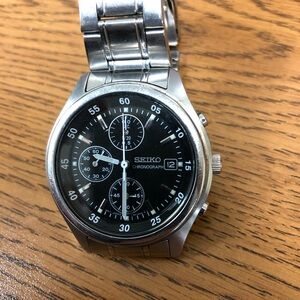 Seiko Chronograph Silver Watch